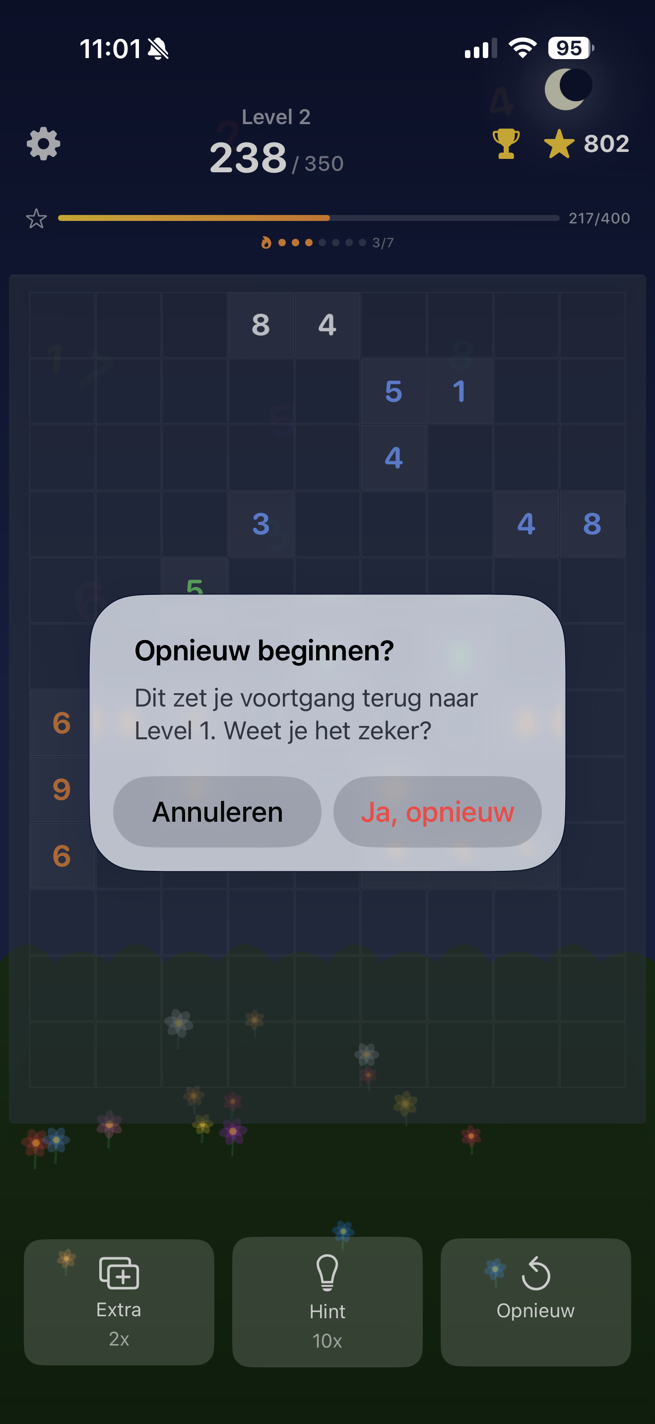 Number Field Save Player